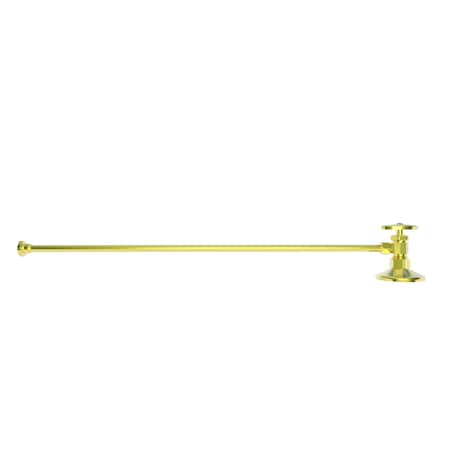Newport Brass Toilet Supply Kit, 1/2" Compression in Forever Brass (Pvd) 482-01